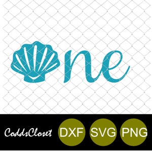 Puede incluir: Una concha de mar azul turquesa y la palabra "uno" en una fuente cursiva. El diseño está sobre un fondo blanco con un patrón de cuadrícula.
