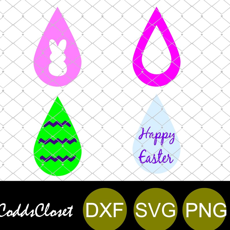 Download Easter Teardrop Earring Svg Cutout Designs Svg Png Dxf File Bunny Happy Easter Spring Theme Svg Png Dxf Commercial Use Personal Use Craft Supplies Tools Tools Commentfer Fr
