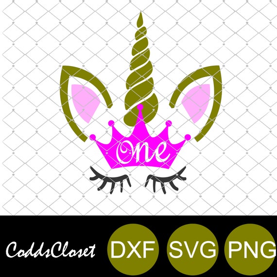 Download Unicorn One Svg Birthday One Unicorn Face Svg Birthday One Etsy SVG, PNG, EPS, DXF File