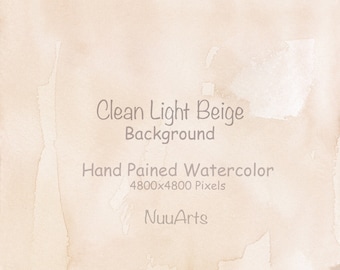 Watercolor Background Light Beige Background Abstract Sky Digital Paper Splashes Brush Stroke Hand Painted Clip art