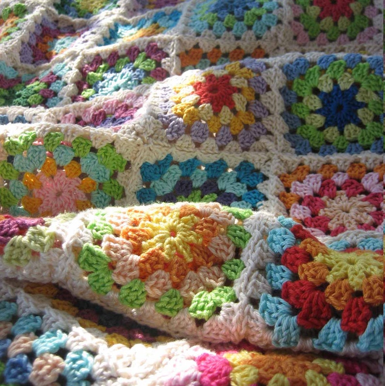 100 Cotton Yarns 12 colours Granny Kit Ready to ship by Etsy