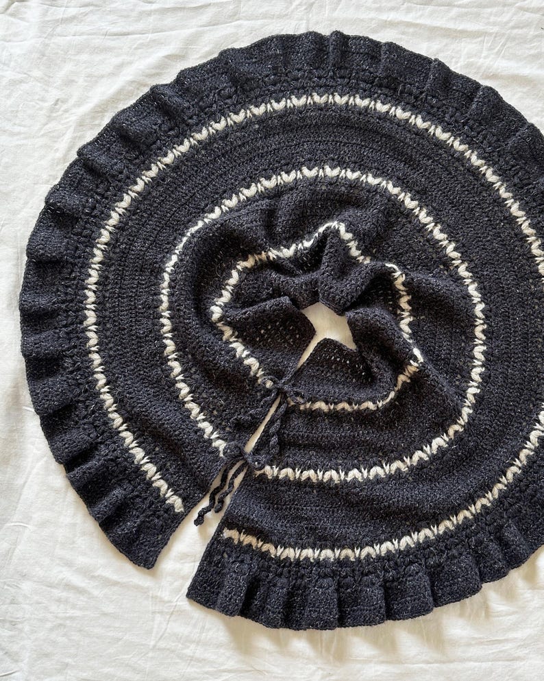 Narration Shawl, Crochet pattern, written instructions ready to download by CrochetObjet image 2