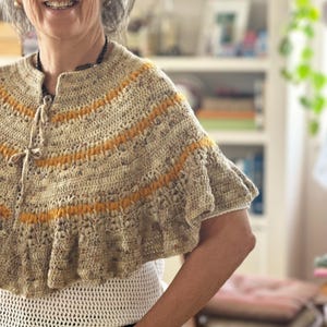 Narration Shawl, Crochet pattern, written instructions ready to download by CrochetObjet image 7