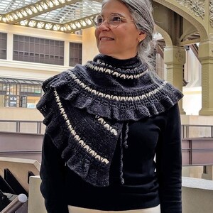 Narration Shawl, Crochet pattern, written instructions ready to download by CrochetObjet image 1