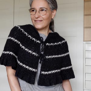 Narration Shawl, Crochet pattern, written instructions ready to download by CrochetObjet image 10