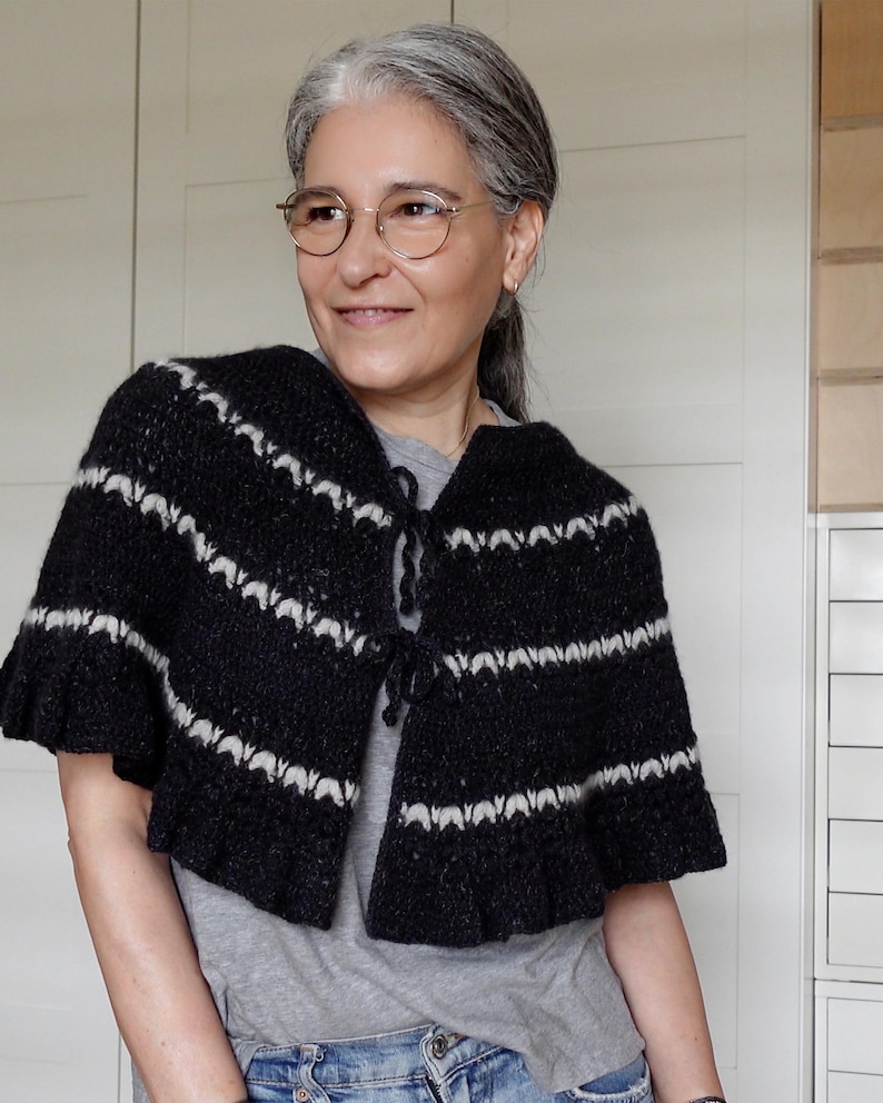 Narration Shawl, Crochet pattern, written instructions ready to download by CrochetObjet image 10