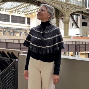Narration Shawl, Crochet pattern, written instructions ready to download by CrochetObjet image 3