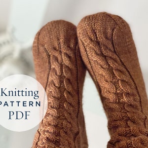 Cosy Weekend Socks - Knitting pattern - ready for immediate download by CrochetObjet