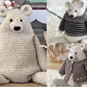 3 Häkel- und Strickmuster von Chunky Benji - sofort downloadbar von CrochetObjet