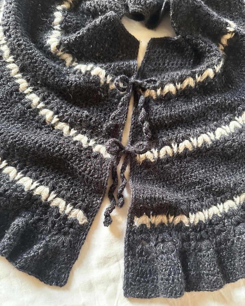 Narration Shawl, Crochet pattern, written instructions ready to download by CrochetObjet image 6