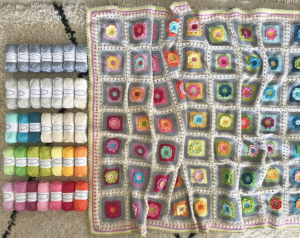 Mini Bundle 6 Colors Cotton Crochet Yarn Amigurumi Yarn Crochet