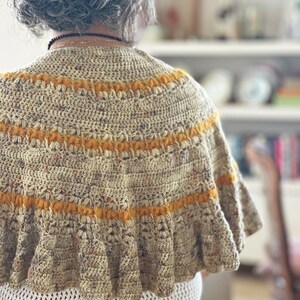 Narration Shawl, Crochet pattern, written instructions ready to download by CrochetObjet image 8