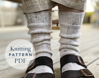 Chestnut Socks - Knitting pattern - ready for immediate download by CrochetObjet