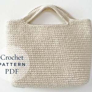 Crochet Pattern, Nina bag - ready for immediate download - by CrochetObjet