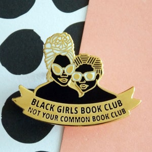 Black Girls Book Club x DorcasCreates Enamel Pin Lapel Pin image 1