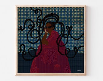 Bountiful - Wall Art  - Black Art - Black Woman Art