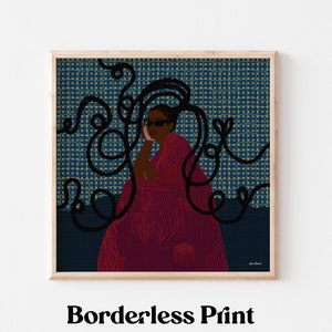 Freigiebig - Wandkunst - Schwarze Kunst - Black Woman Art