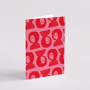 Kara Patterned Greeting Card by DorcasCreates