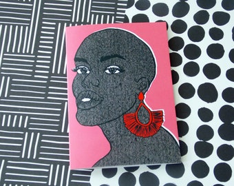 Nana Greeting Card - Black Art - Black Woman - Black Girl