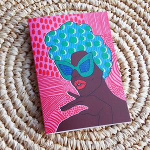 Kemi Greeting Card - Black Art - Black Woman - Black Girl - Art Card