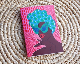 Kemi Greeting Card - Black Art - Black Woman - Black Girl - Art Card