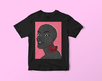 Nana Tee - Graphic T-shirt - Afro - Black Art - Sizes XS to 5XL