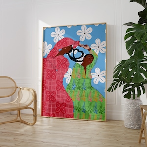 Better Days - Wall Art  - Black Art - Black Woman Art - Friendship Art