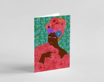 Xiomara 2.0 Greeting Card by DorcasCreates