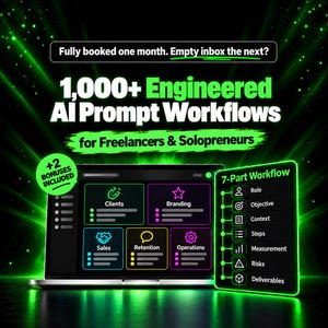 Small Business AI Prompts for Freelancers & Solopreneurs | Workflow Library: Client Acquisition, Sales, Upwork
