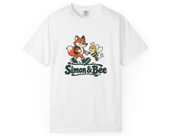 Camiseta Simon & Bee Signature Fox and Bee, Comfort Colors 1717