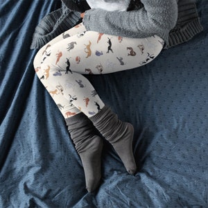 Leggings para amantes de los galgos / Regalo para mamás de perros / Leggings para mujeres / Leggings para perros galgos / Regalo para perros whippet / Regalo para galgos italianos
