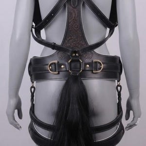 Leder-Pony-Spielgeschirr