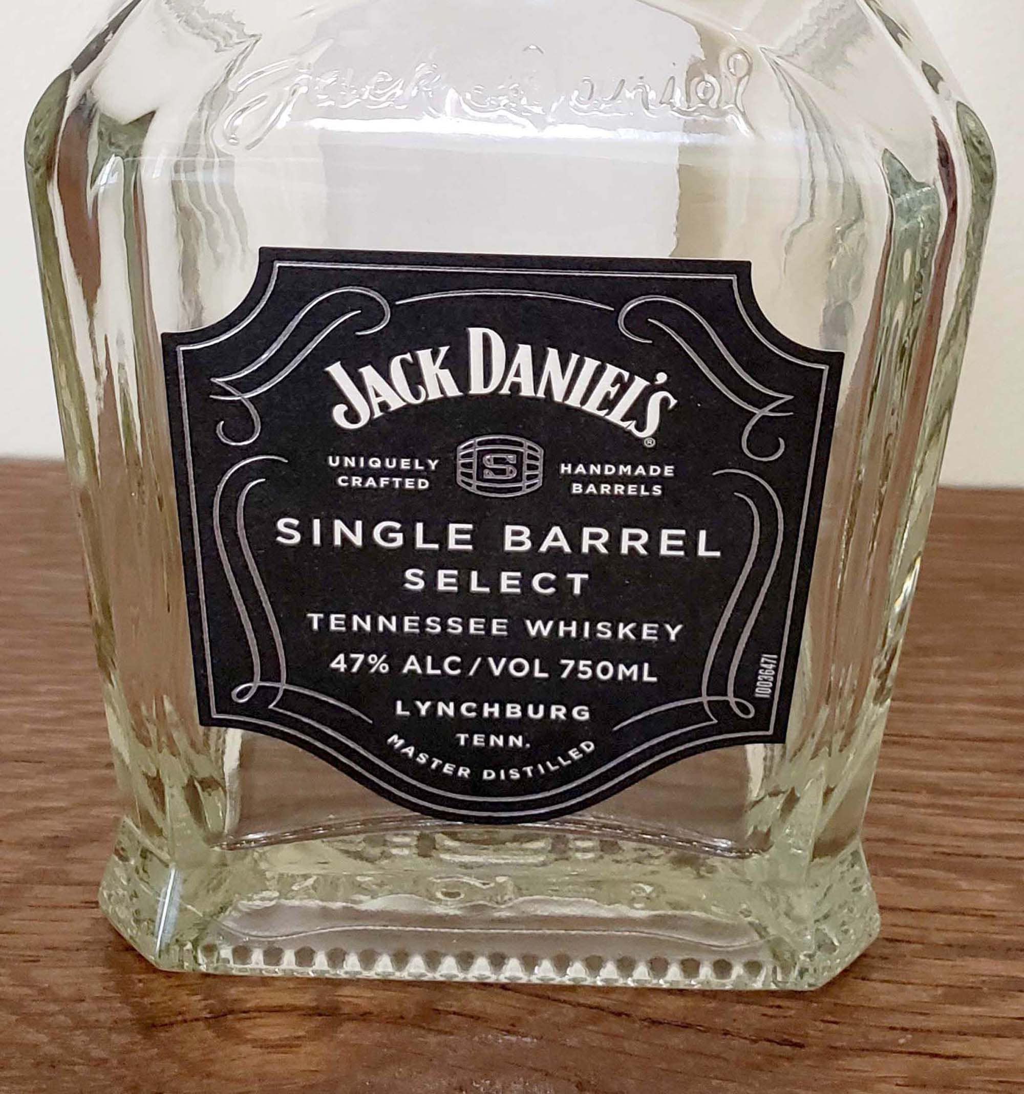 Jack Daniels Single Barrel Select Empty Bottle 750 ML Jack Etsy