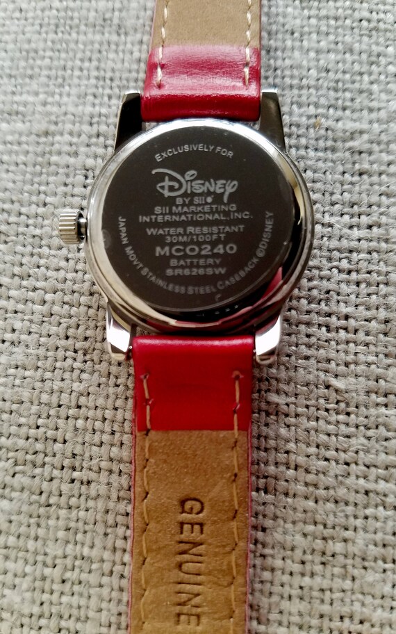 Disney Mickey Mouse Quartz Watch With Second Hand… - image 4