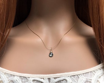 Elegant Aquamarine Gemstone Necklace - Minimalist Gift For Her