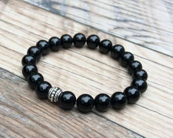 Black Tourmaline bracelet - protection jewelry