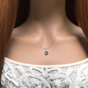 Dainty Aquamarine Gemstone Necklace - Perfect March Birthstone Gift Idea For Her