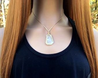 Citrine necklace, 14k gold filled or Sterling Silver