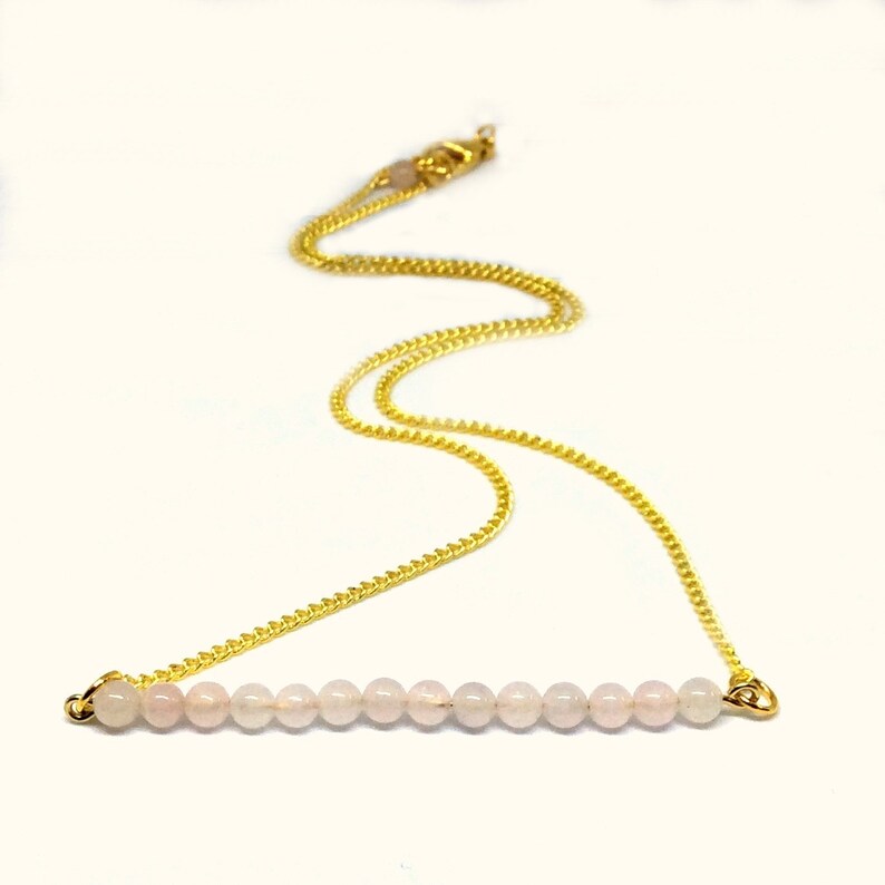 Rose Quartz jewelry set Valentines