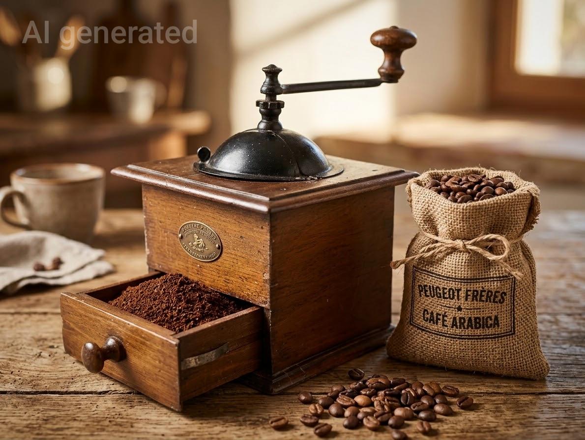 French Antique Coffee Grinder - Etsy