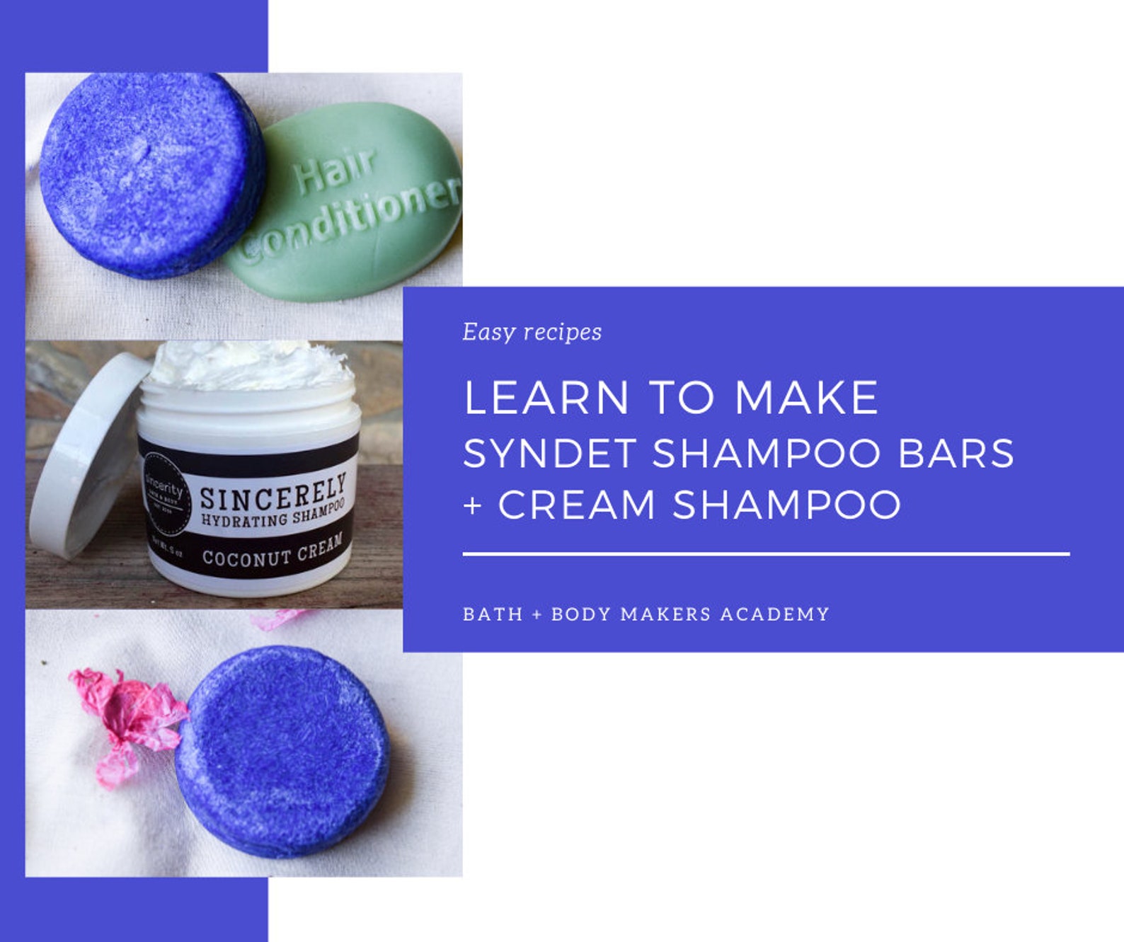 Syndet Bars Cream Shampoo Course Etsy