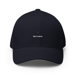 But To Serve Embroidered Cap, Mark 10:45 Faith Dad Hat, Navy Christian Cap, Servant Leadership Gift for Men and Coaches