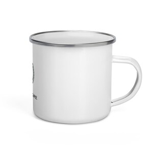 Hold The Rope Enamel Mug, Rope-Holders Leadership Coffee Mug, Camp Mug Gift for Coaches and Teams, Service Over Self, 12 oz