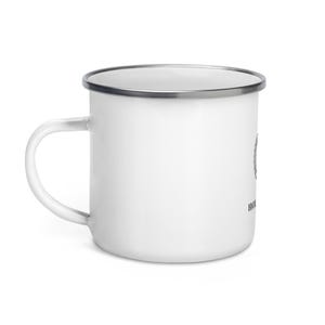 Hold The Rope Enamel Mug, Rope-Holders Leadership Coffee Mug, Camp Mug Gift for Coaches and Teams, Service Over Self, 12 oz