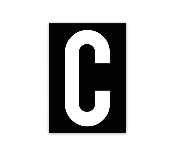 big letter c art