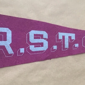 Vintage &#39;RSTC&#39; Souvenir Pennant