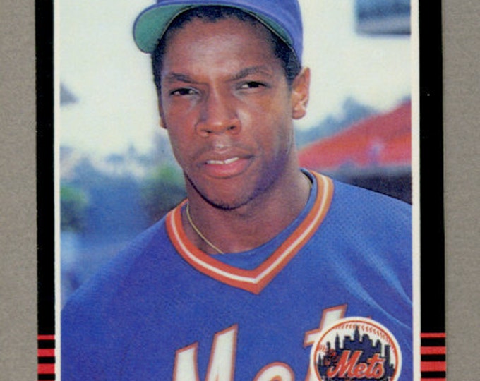 Vintage Dwight Gooden 1985 Donruss Rookie Baseball Card Etsy