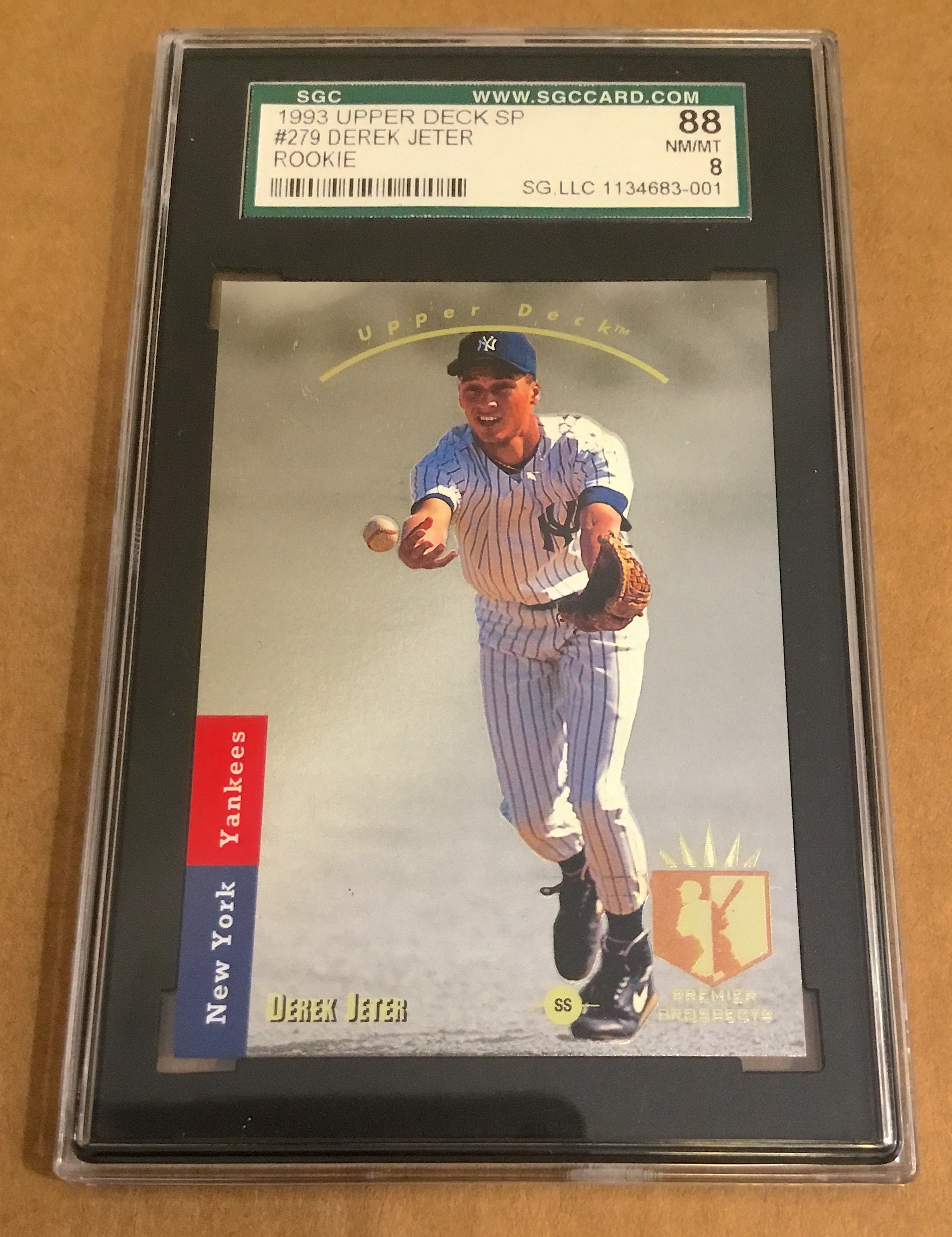 1993 Upper Deck SP Derek Jeter RC Rookie Graded SGC 88 Near - Etsy