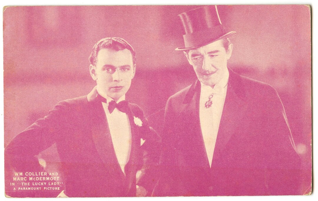 POSTCARD Movie Still Lucky Lady With William Collier and Marc Mcdermott