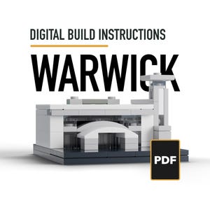 Warwick WHQ Bethel, Model Building Instructions (PDF Digital Download / Micro Architecture MOC)